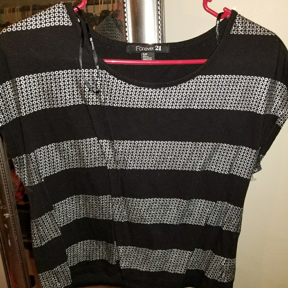 sequined top